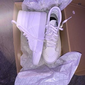 White high top vans